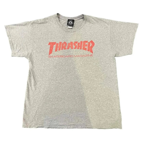 Men's Thrasher Graphic Logo Crew Neck‎ T-Shirt Size Large - Picture 2 of 5